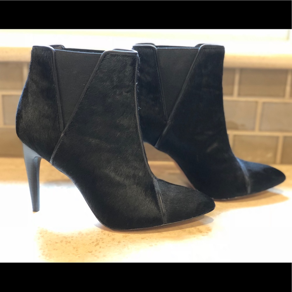 Rachel Zoe calf hair bootie